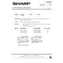 Sharp XG-3900E (serv.man9) Technical Bulletin