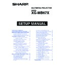 Sharp XG-MB67X (serv.man17) User Guide / Operation Manual