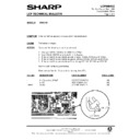 Sharp XG-NV1E (serv.man26) Technical Bulletin