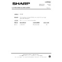Sharp XV-315P (serv.man7) Technical Bulletin