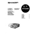 Sharp XV-C20E (serv.man30) User Guide / Operation Manual