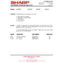 Sharp 28JW-73H (serv.man31) Technical Bulletin