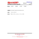 Sharp 28LF-92H (serv.man14) Technical Bulletin
