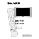 Sharp 28LF-92H (serv.man4) User Guide / Operation Manual