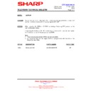 Sharp 28LF-92H (serv.man9) Technical Bulletin