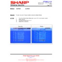 Sharp 28LW-92H (serv.man21) Technical Bulletin