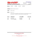 Sharp 32LW-92H (serv.man13) Technical Bulletin