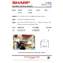 Sharp 37FT-15H (serv.man6) Technical Bulletin