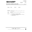 Sharp 59CS-05H (serv.man23) Technical Bulletin