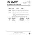 Sharp 59CS-05H (serv.man34) Technical Bulletin