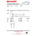 Sharp 59DS-05H (serv.man27) Technical Bulletin