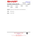 Sharp 59DS-05H (serv.man33) Technical Bulletin
