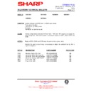 Sharp 59DS-05H (serv.man35) Technical Bulletin