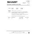 Sharp 66CS-05H (serv.man31) Technical Bulletin