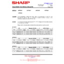 Sharp 66FW-54H (serv.man38) Technical Bulletin