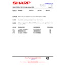 Sharp 76EF-20H (serv.man30) Technical Bulletin
