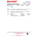 Sharp 76FW-54H (serv.man45) Technical Bulletin