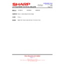 Sharp LC-15SH1E (serv.man25) Technical Bulletin