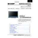 Sharp LC-32DH500E Service Manual