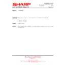 Sharp LC-32GD8EK (serv.man46) Technical Bulletin