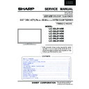 Sharp LC-32LD145E Service Manual