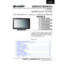 Sharp LC-32LE210E Service Manual