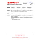 Sharp LC-32LE700E (serv.man20) Technical Bulletin