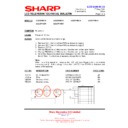 Sharp LC-32P55E (serv.man58) Technical Bulletin