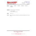 Sharp LC-32SD1E (serv.man19) Technical Bulletin