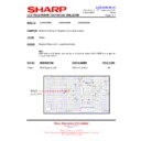 Sharp LC-37GA5E (serv.man36) Technical Bulletin