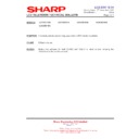 Sharp LC-46XD1E (serv.man21) Technical Bulletin