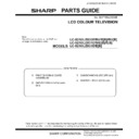 Sharp LC-52LE831E (serv.man11) Parts Guide