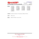Sharp LC-52XD1E (serv.man30) Technical Bulletin