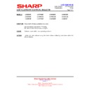 Sharp LC-52XL2E (serv.man20) Technical Bulletin