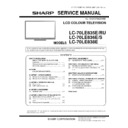 Sharp LC-70LE836E Service Manual