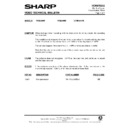 Sharp VC-M24HM (serv.man13) Technical Bulletin