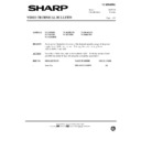 Sharp VC-M41HM (serv.man14) Technical Bulletin