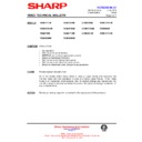 Sharp VC-MH675HM Technical Bulletin