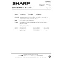 Sharp VC-MH67HM (serv.man42) Technical Bulletin