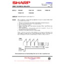 Sharp VC-MH68HM (serv.man28) Technical Bulletin