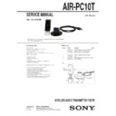 Sony AIR-PC10T Service Manual