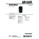 air-sa5r service manual