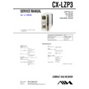 awp-zp3, cx-lzp3 service manual