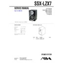 Sony AWP-ZX7, SSX-LZX7 Service Manual