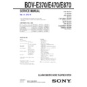 bdv-e370 service manual