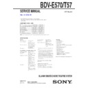 Sony BDV-E570 Service Manual