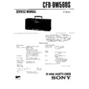 Sony CFD-DW560S, CFD-J511S Service Manual