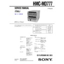 dhc-md777, hmc-md777 service manual