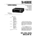 Sony FH-E9X, MHC-6800, TA-H6800E (serv.man2) Service Manual