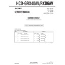 Sony HCD-GRX40AV, HCD-RXD6AV (serv.man2) Service Manual